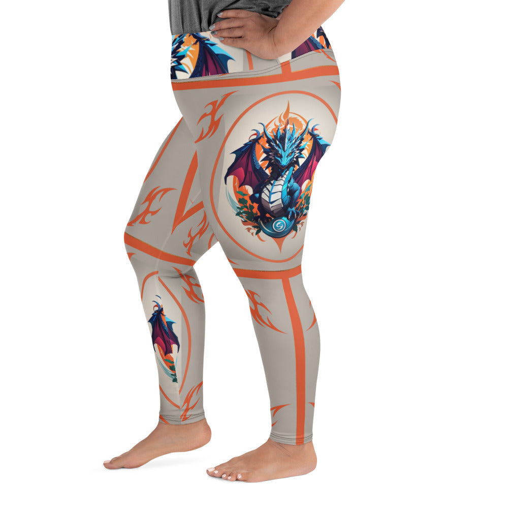 Legging Plus Size com Impressão All-over
