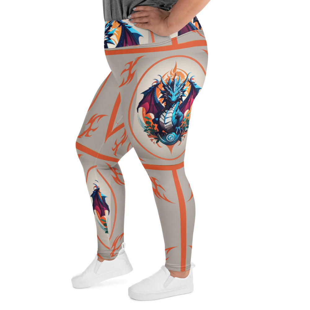 Legging Plus Size com Impressão All-over