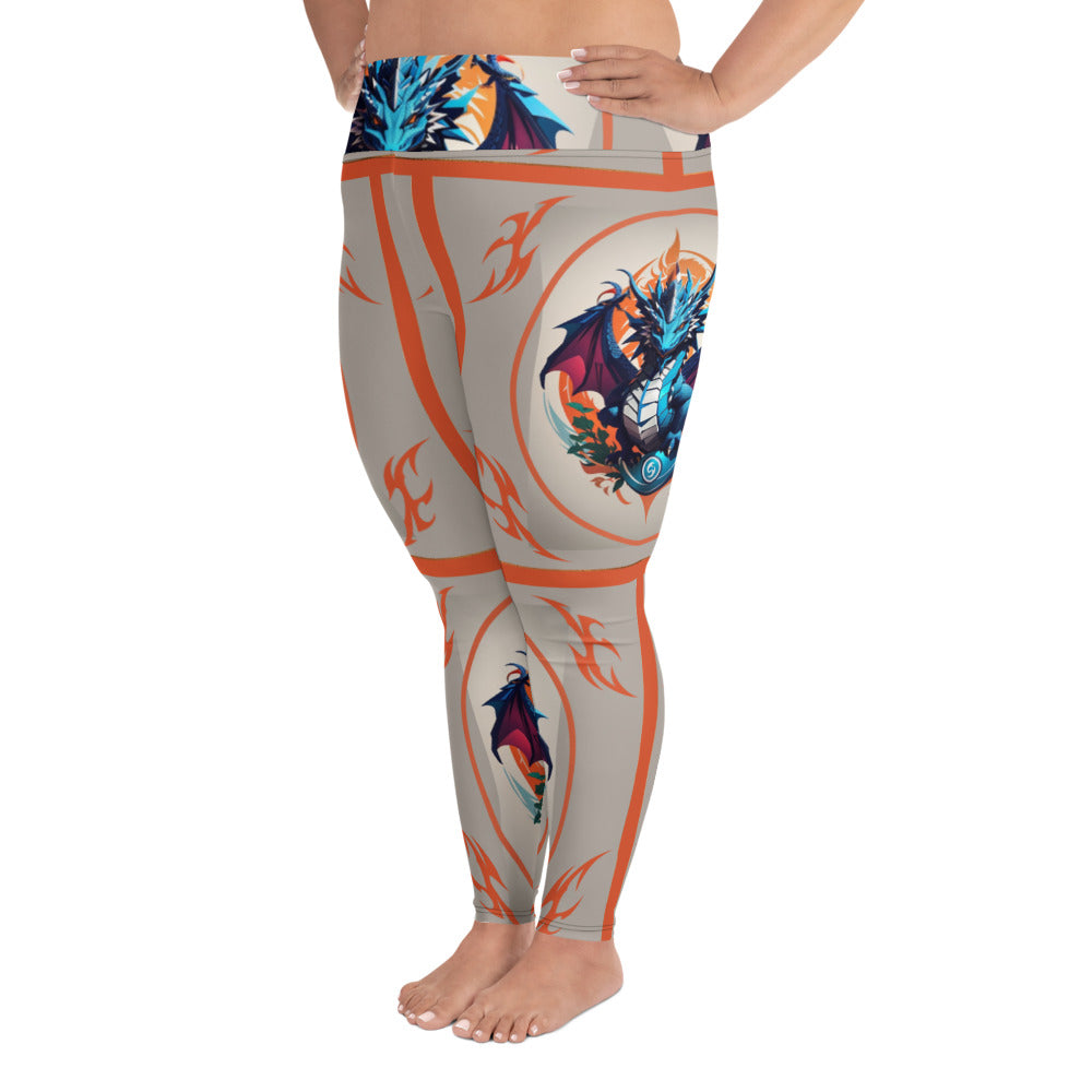 Legging Plus Size com Impressão All-over