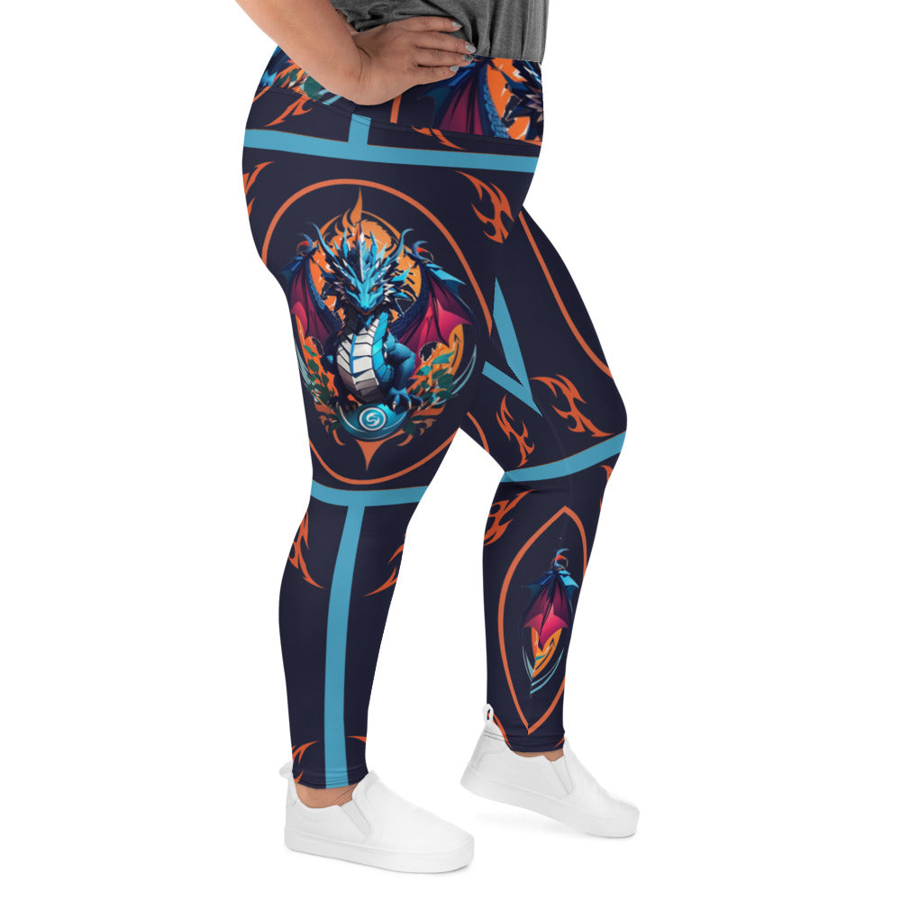 Legging Plus Size com Impressão All-over