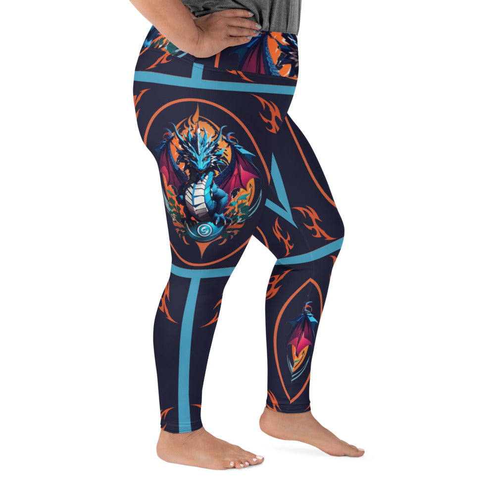 Legging Plus Size com Impressão All-over