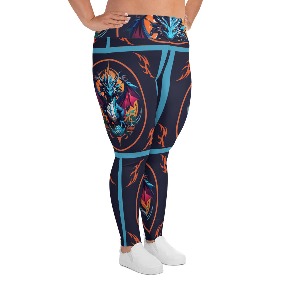 Legging Plus Size com Impressão All-over