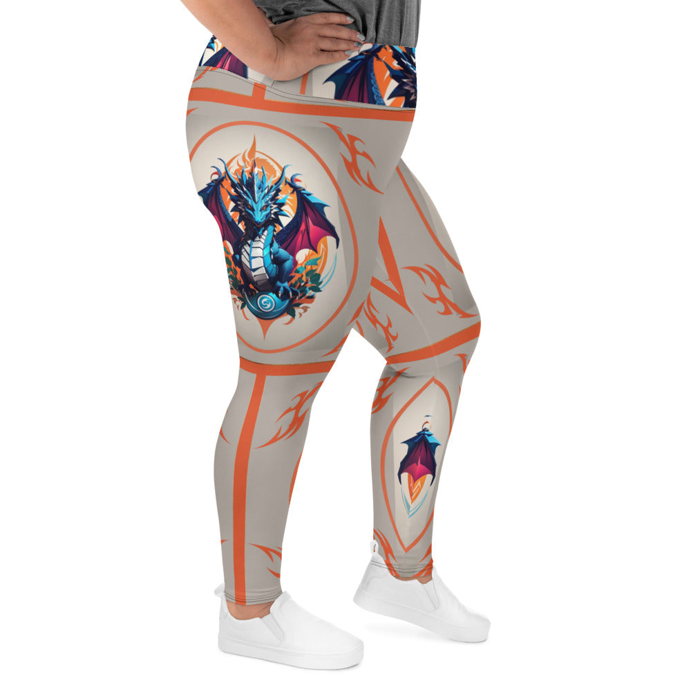 Legging Plus Size com Impressão All-over