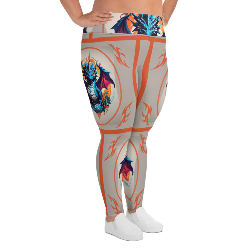 Legging Plus Size com Impressão All-over
