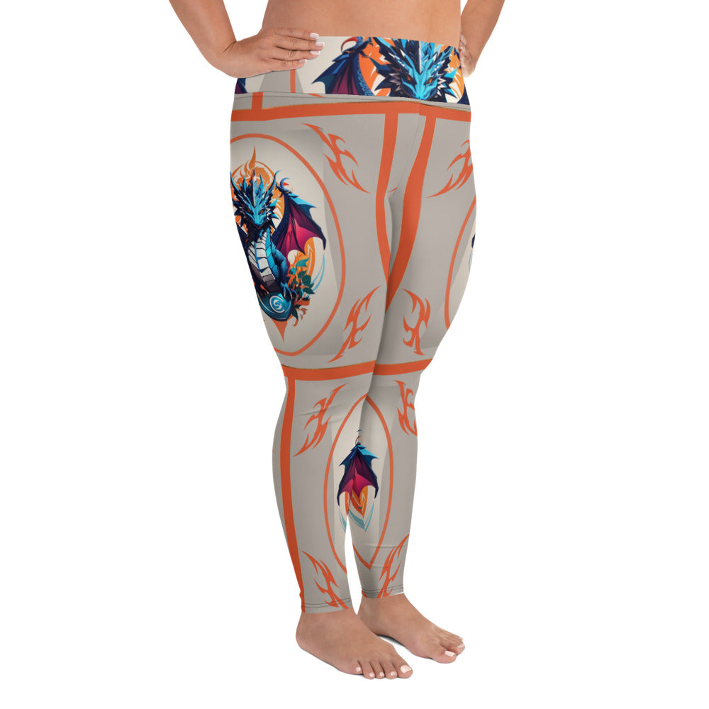 Legging Plus Size com Impressão All-over