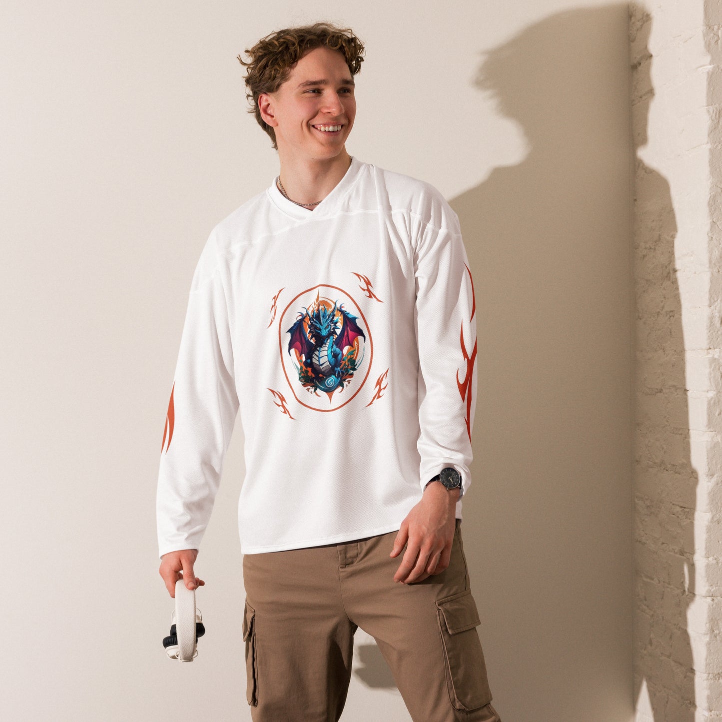 Recycled hockey fan jersey