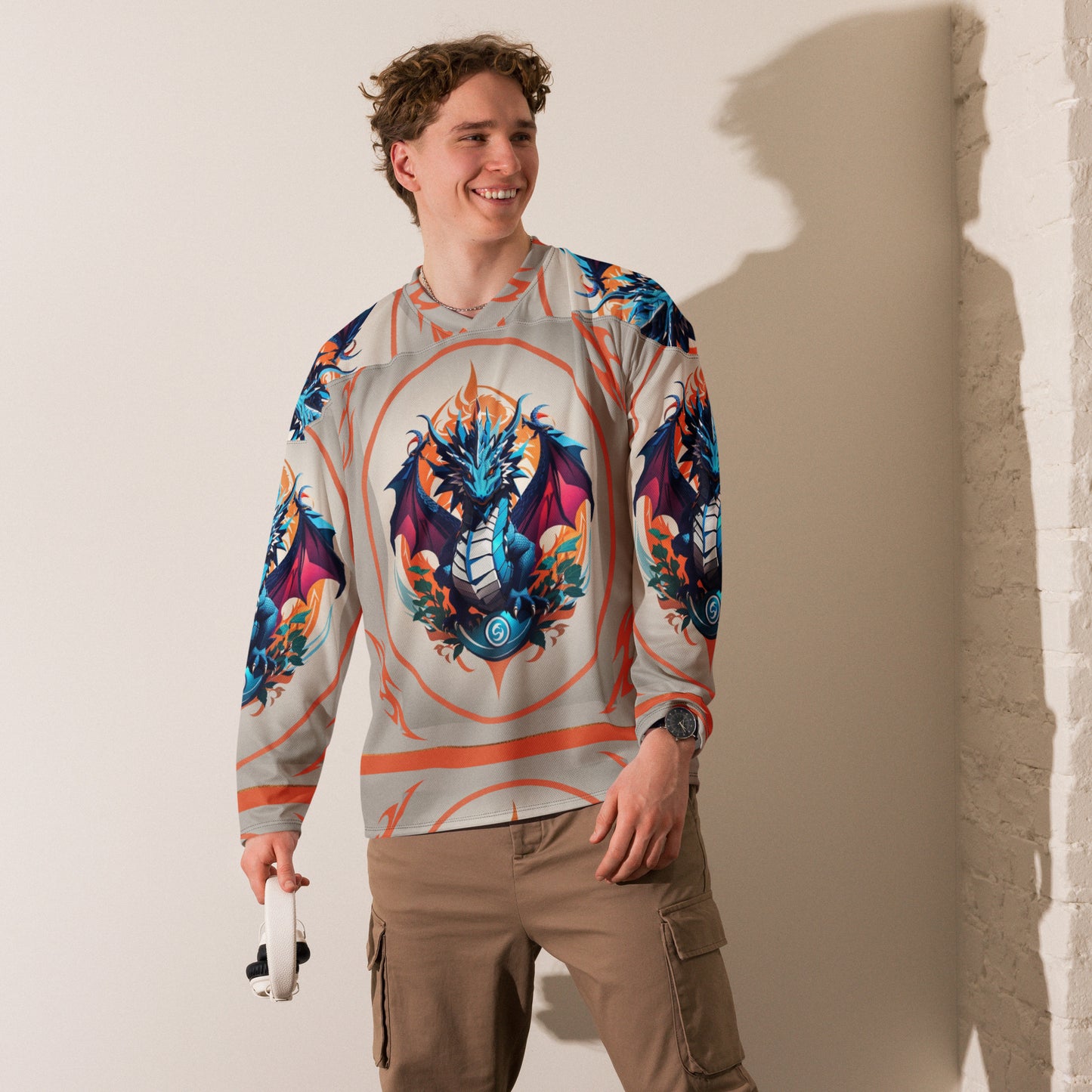 Recycled hockey fan jersey