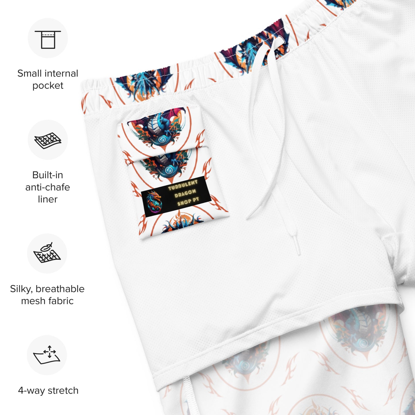 Short de praia masculino