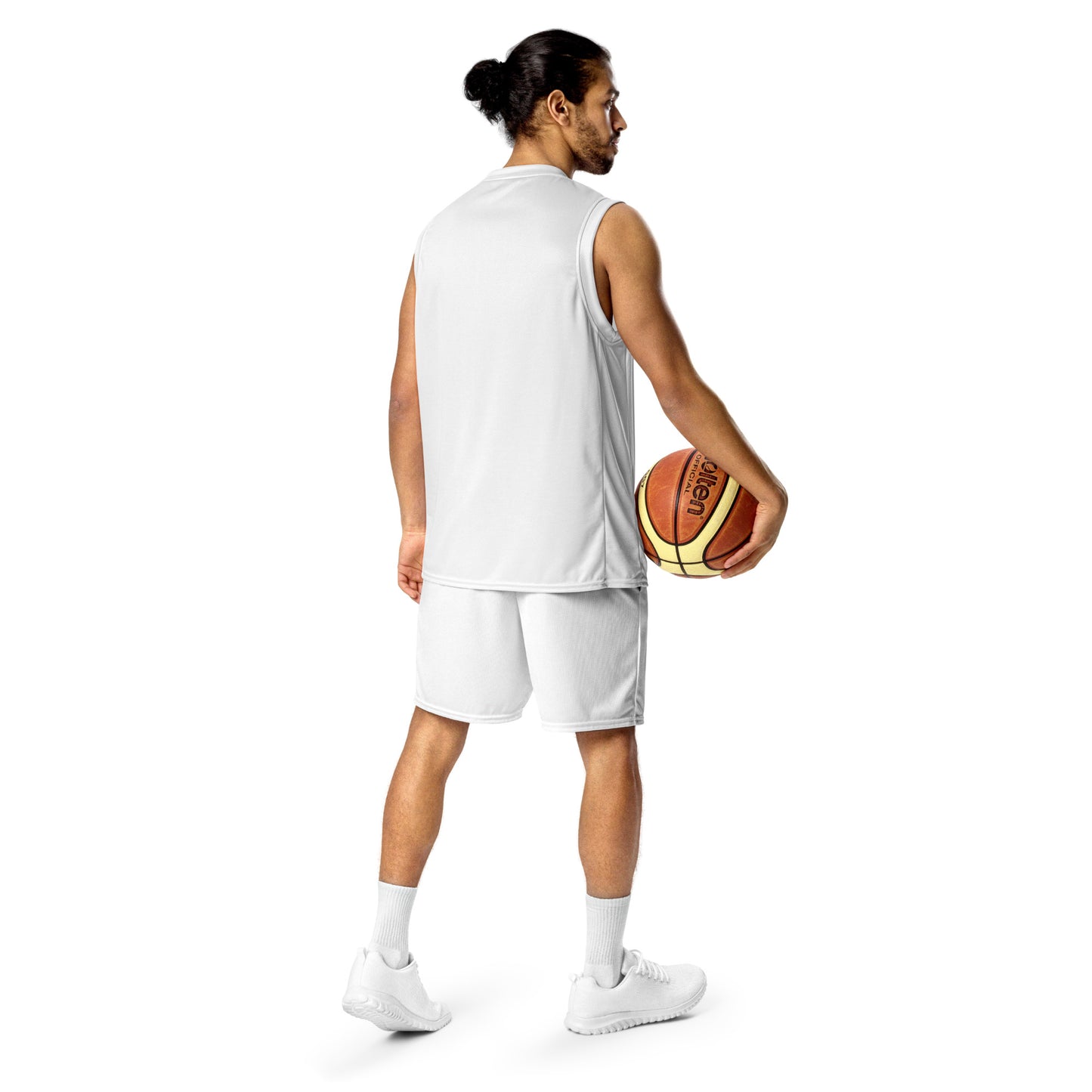 Jersey de basquete unissex de tecido reciclado