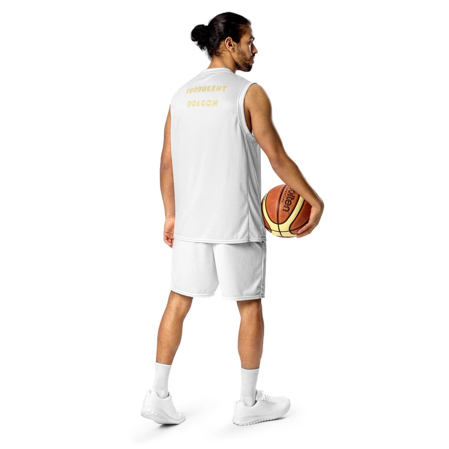 Jersey de basquete unissex de tecido reciclado