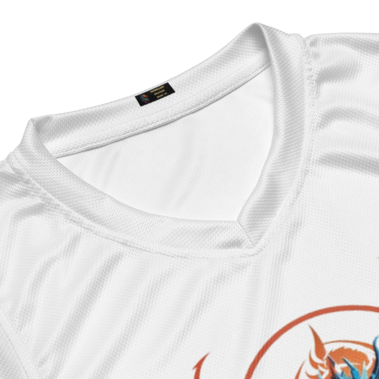 Jersey de basquete unissex de tecido reciclado