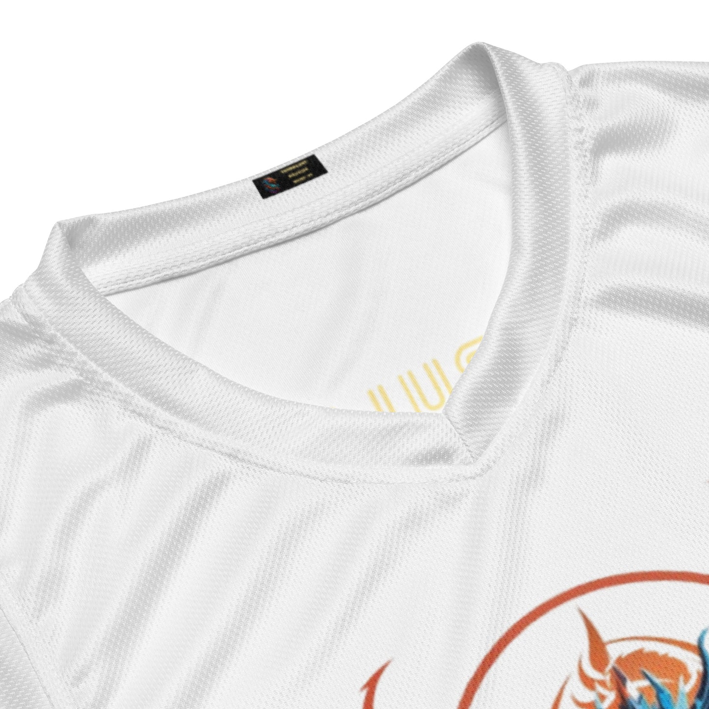 Jersey de basquete unissex de tecido reciclado