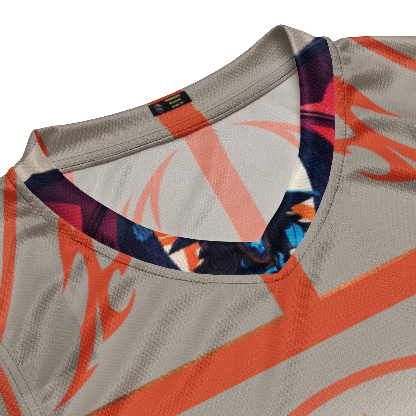 Jersey de basquete unissex de tecido reciclado