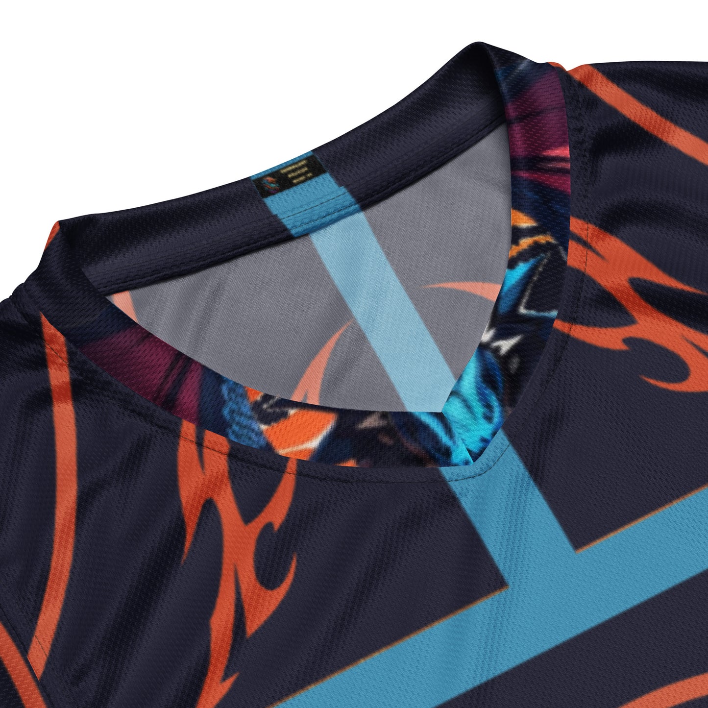 Jersey de basquete unissex de tecido reciclado