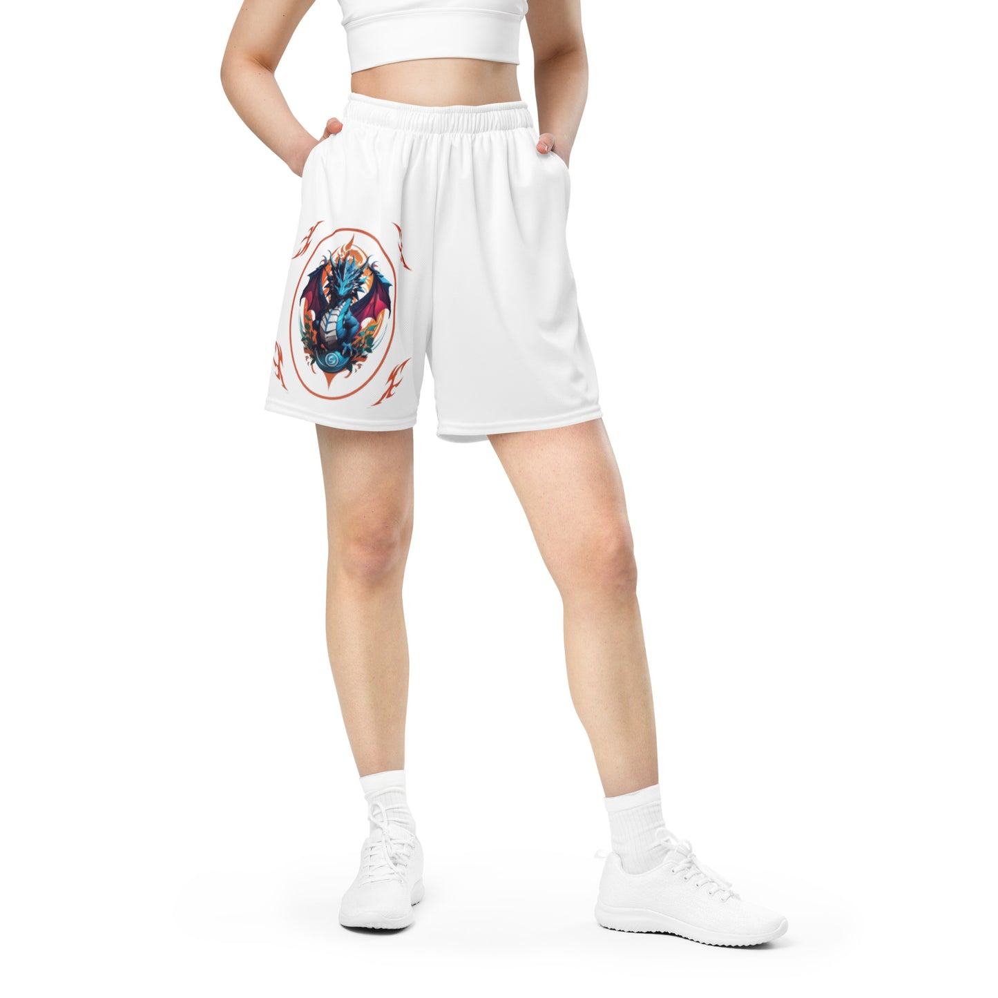 Shorts de malha unissex