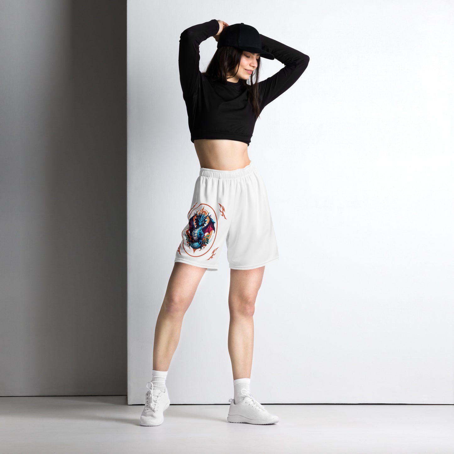 Shorts de malha unissex