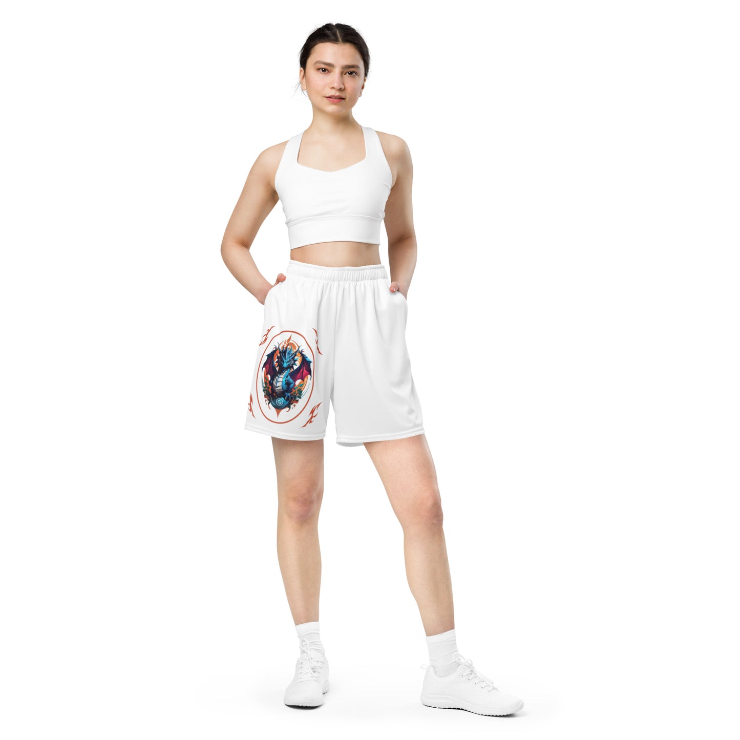 Shorts de malha unissex