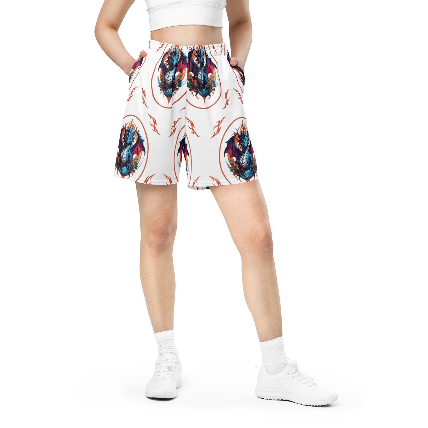 Shorts de malha unissex