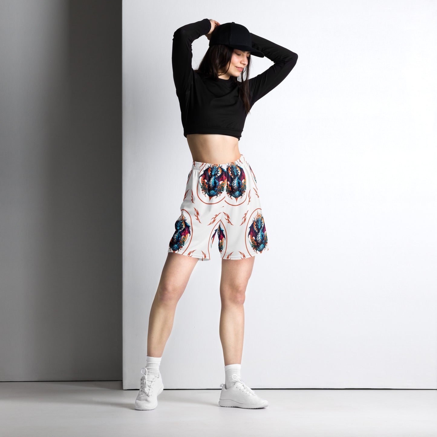 Shorts de malha unissex