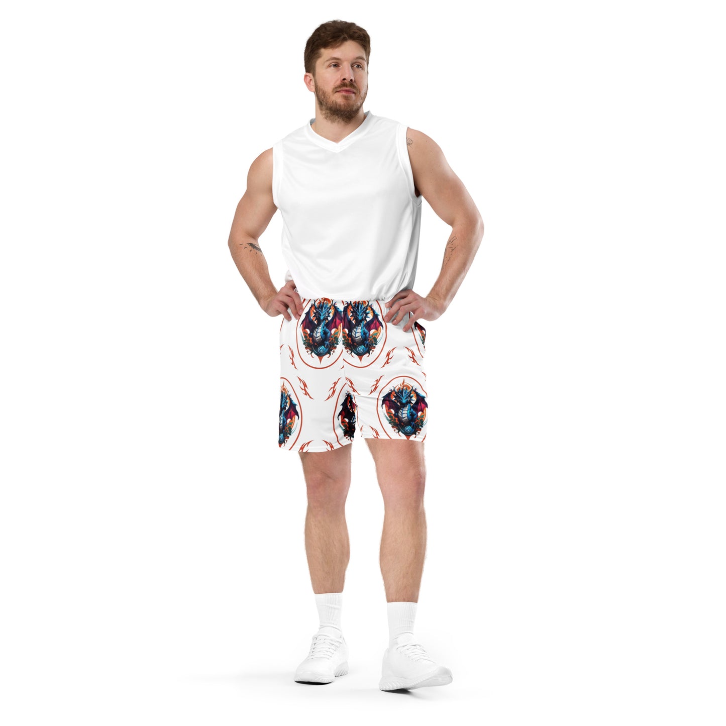 Shorts de malha unissex