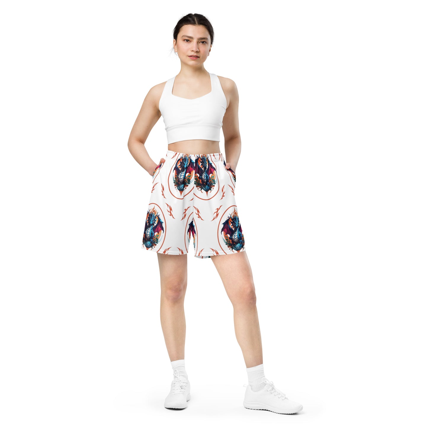 Shorts de malha unissex