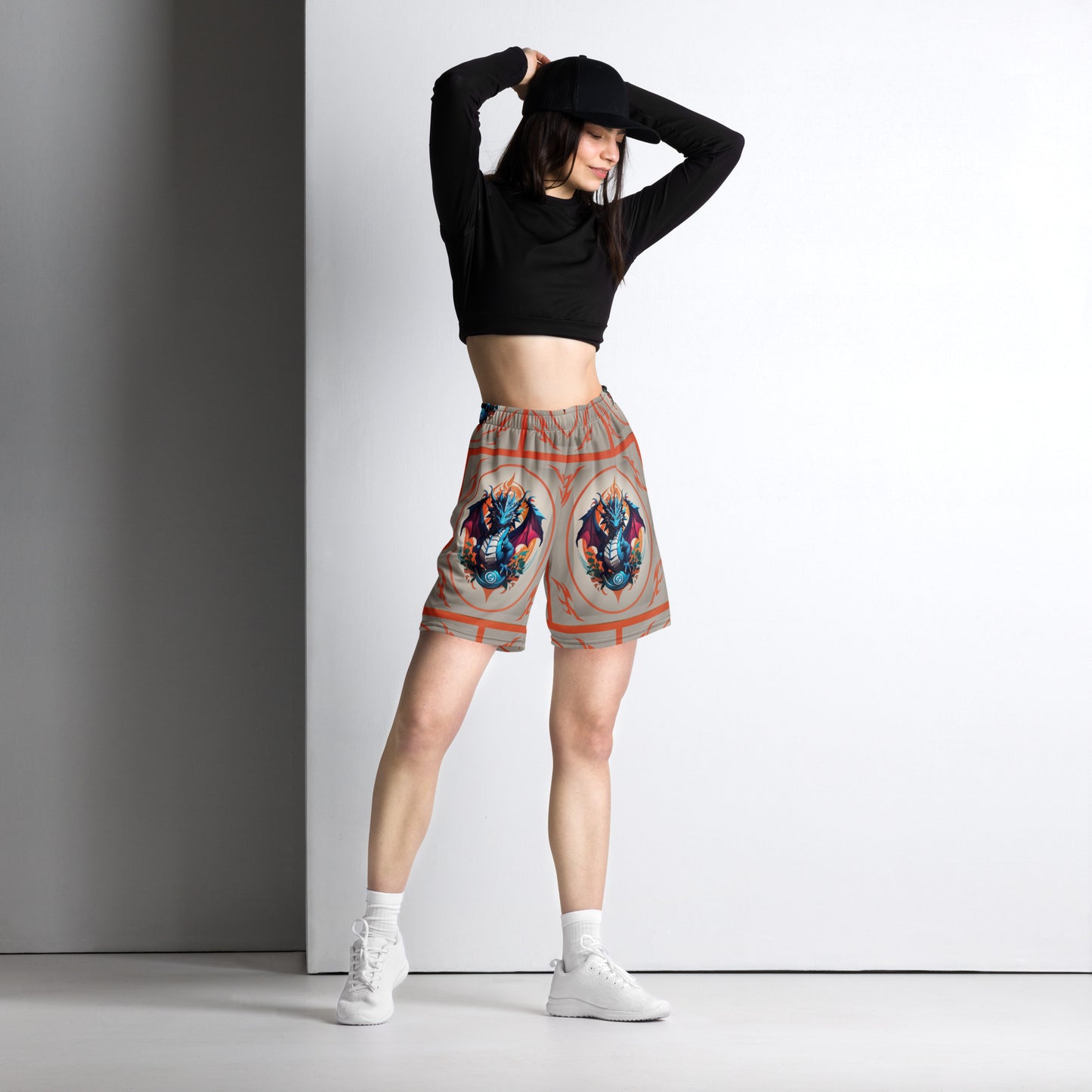 Shorts de malha unissex