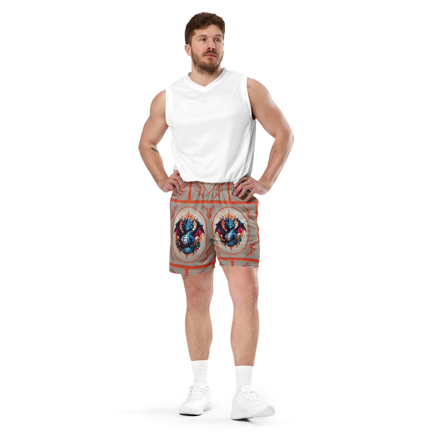 Shorts de malha unissex