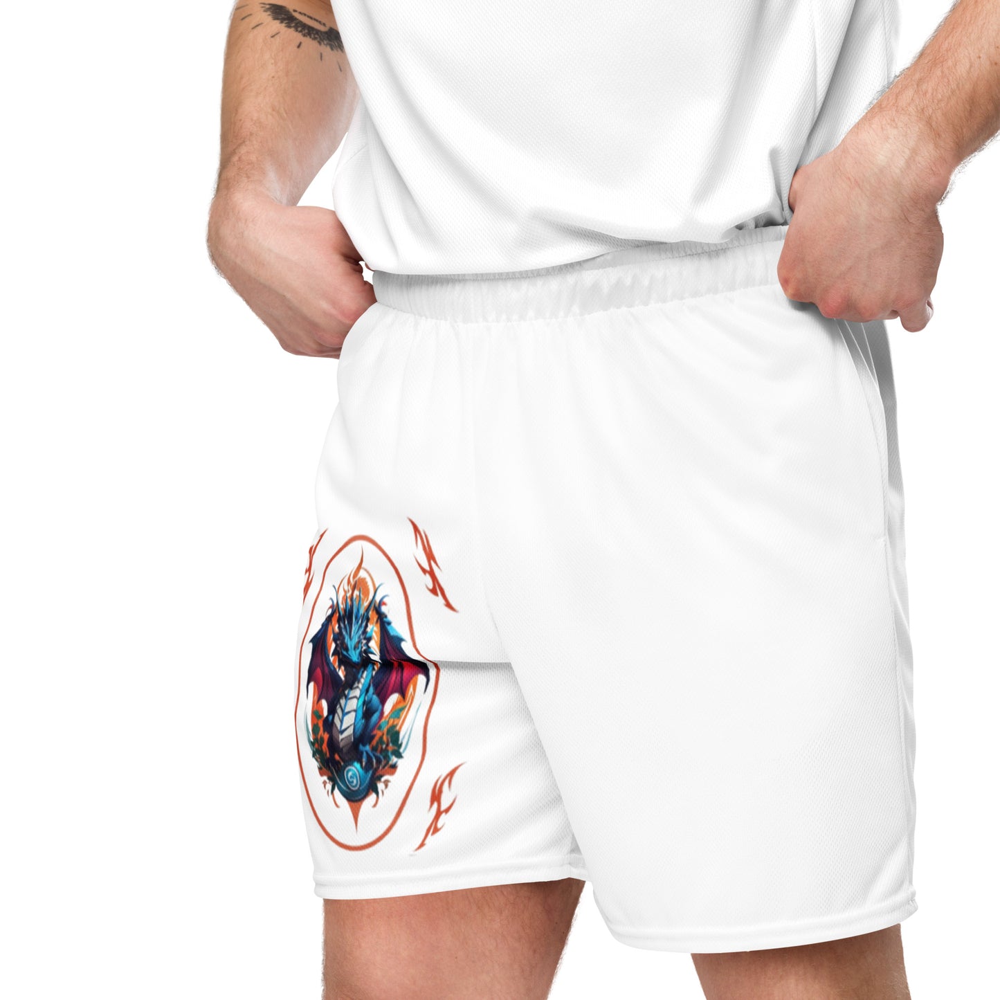 Shorts de malha unissex