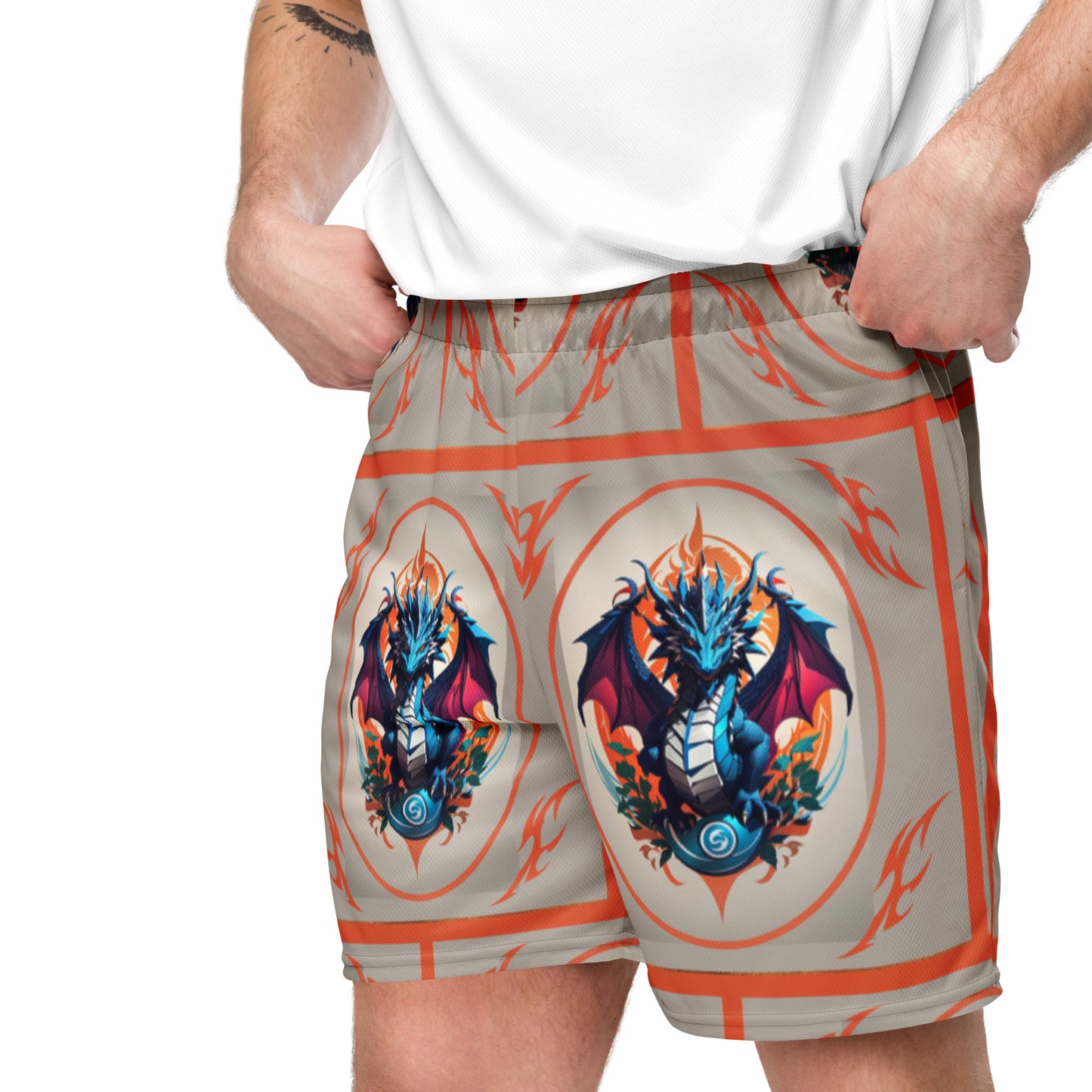 Shorts de malha unissex