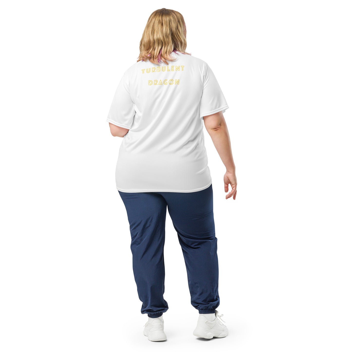 Camiseta esportiva unissex reciclada