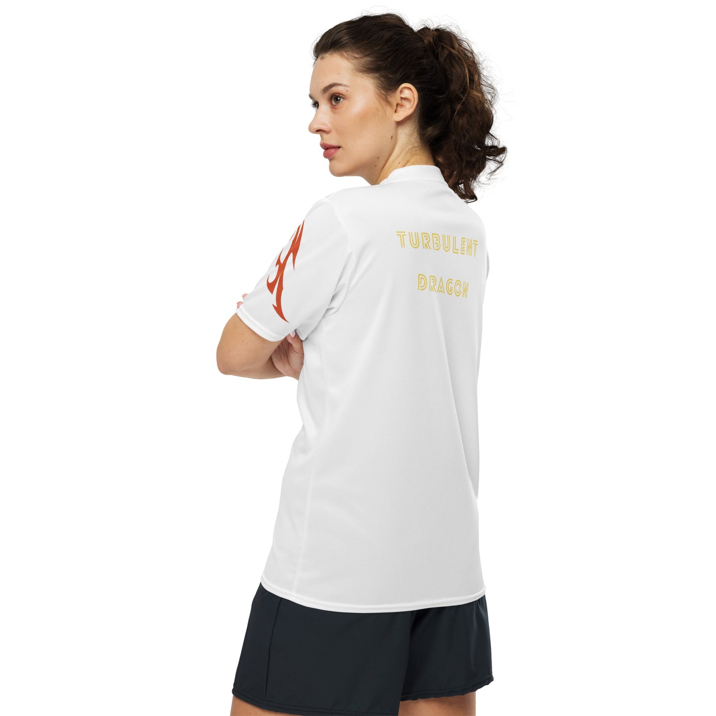 Camiseta esportiva unissex reciclada