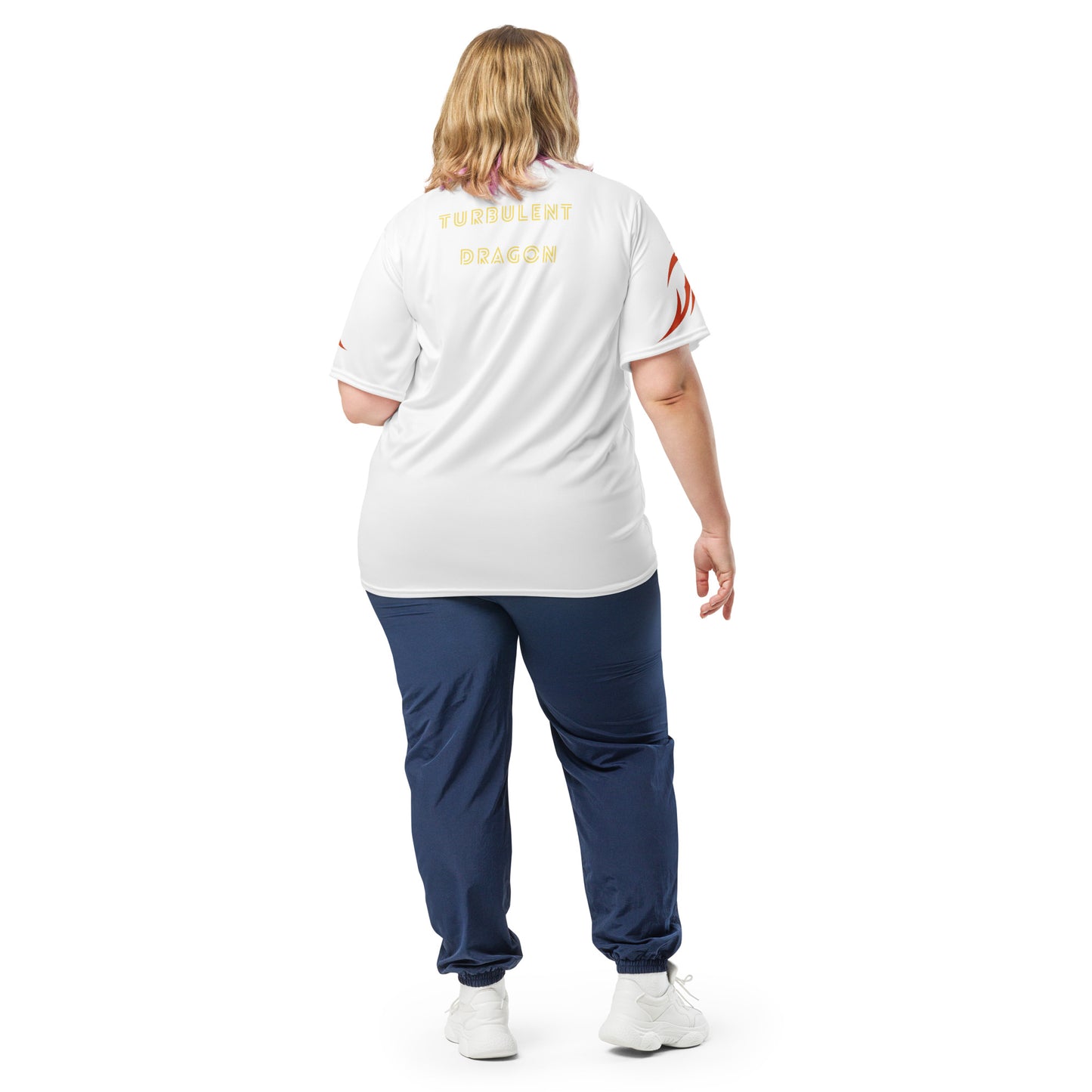 Camiseta esportiva unissex reciclada
