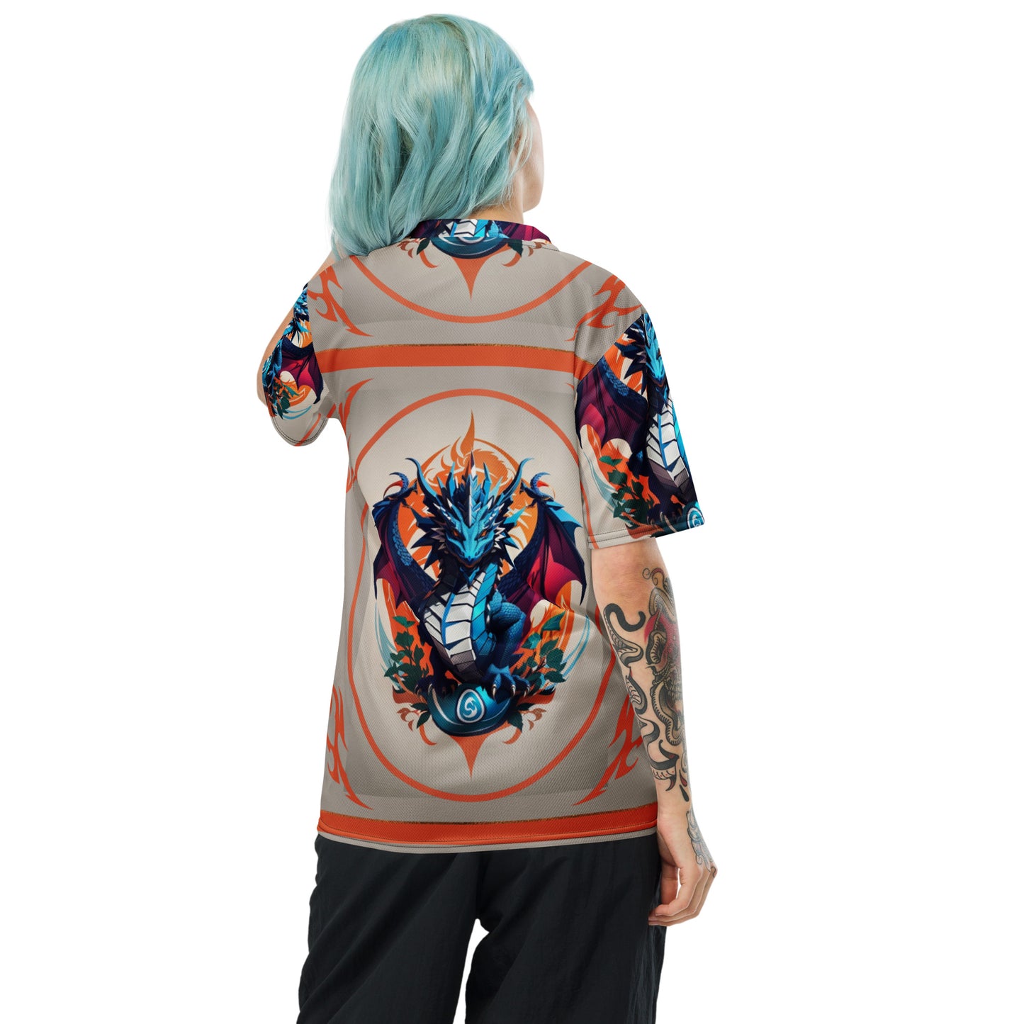 Camiseta esportiva unissex reciclada