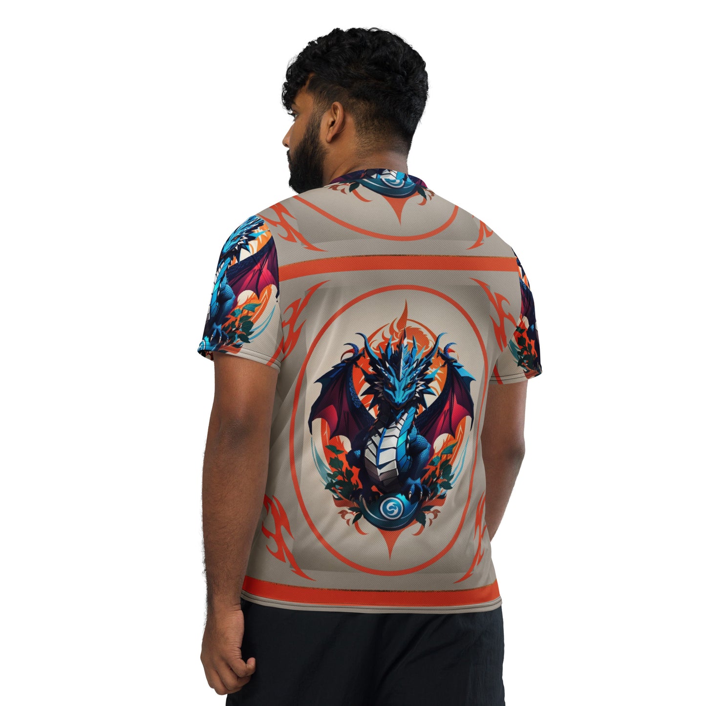Camiseta esportiva unissex reciclada