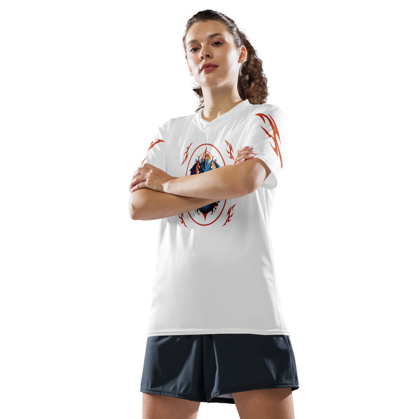 Camiseta esportiva unissex reciclada