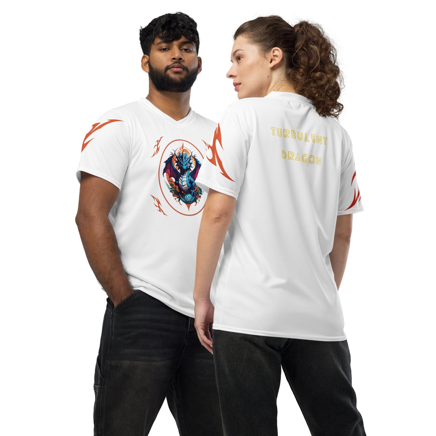 Camiseta esportiva unissex reciclada