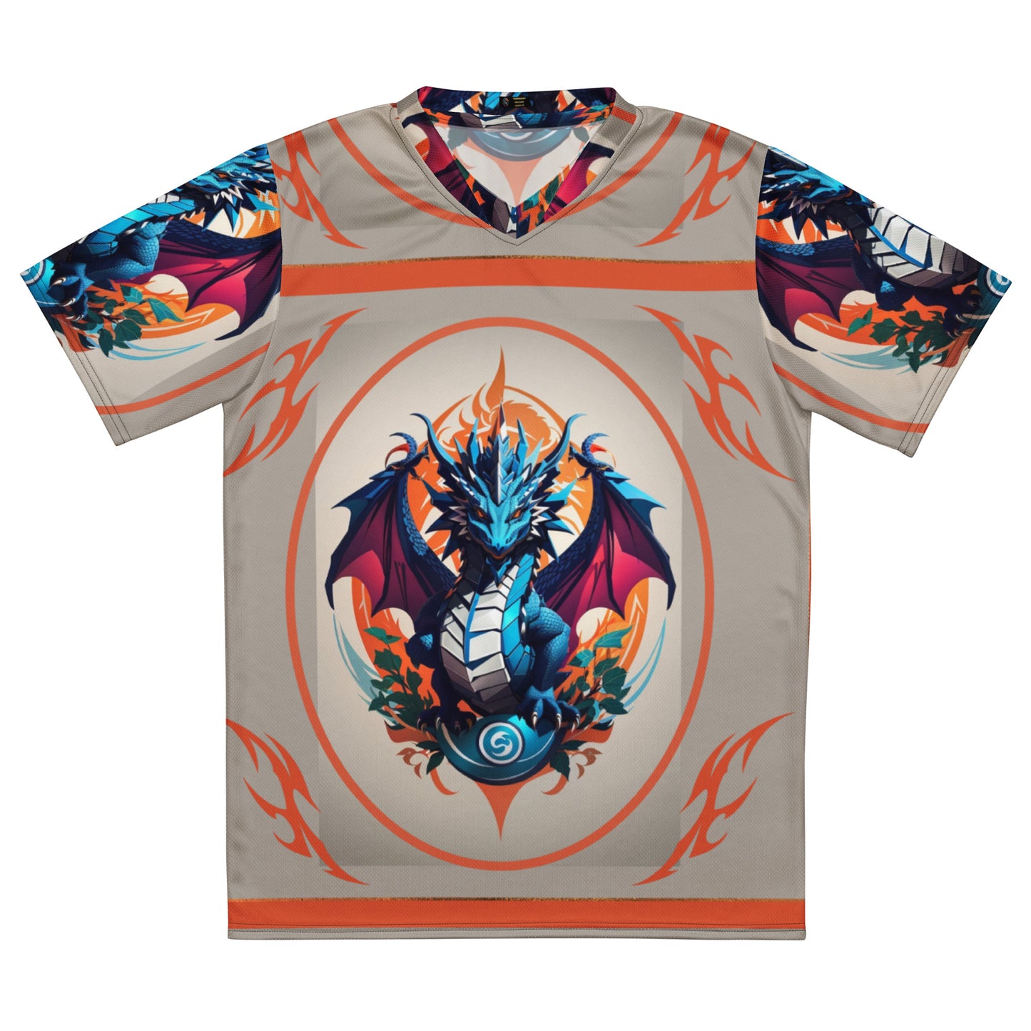 Camiseta esportiva unissex reciclada