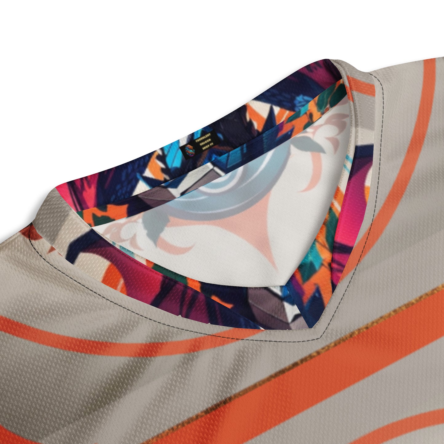 Camiseta esportiva unissex reciclada