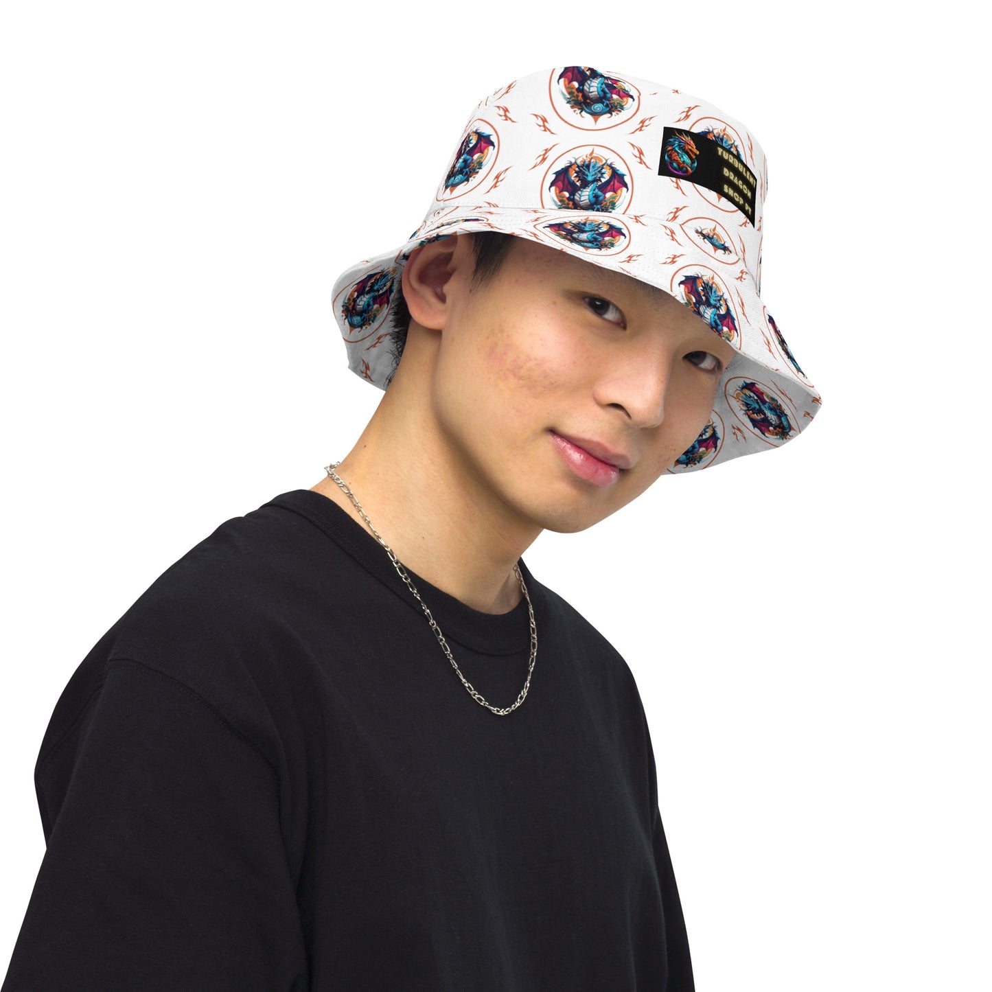 Chapéu bucket reversível