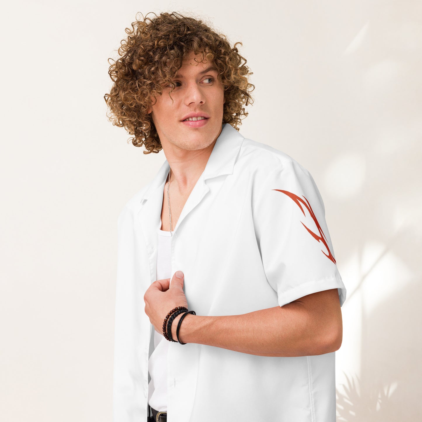 Camisa de botão unissex