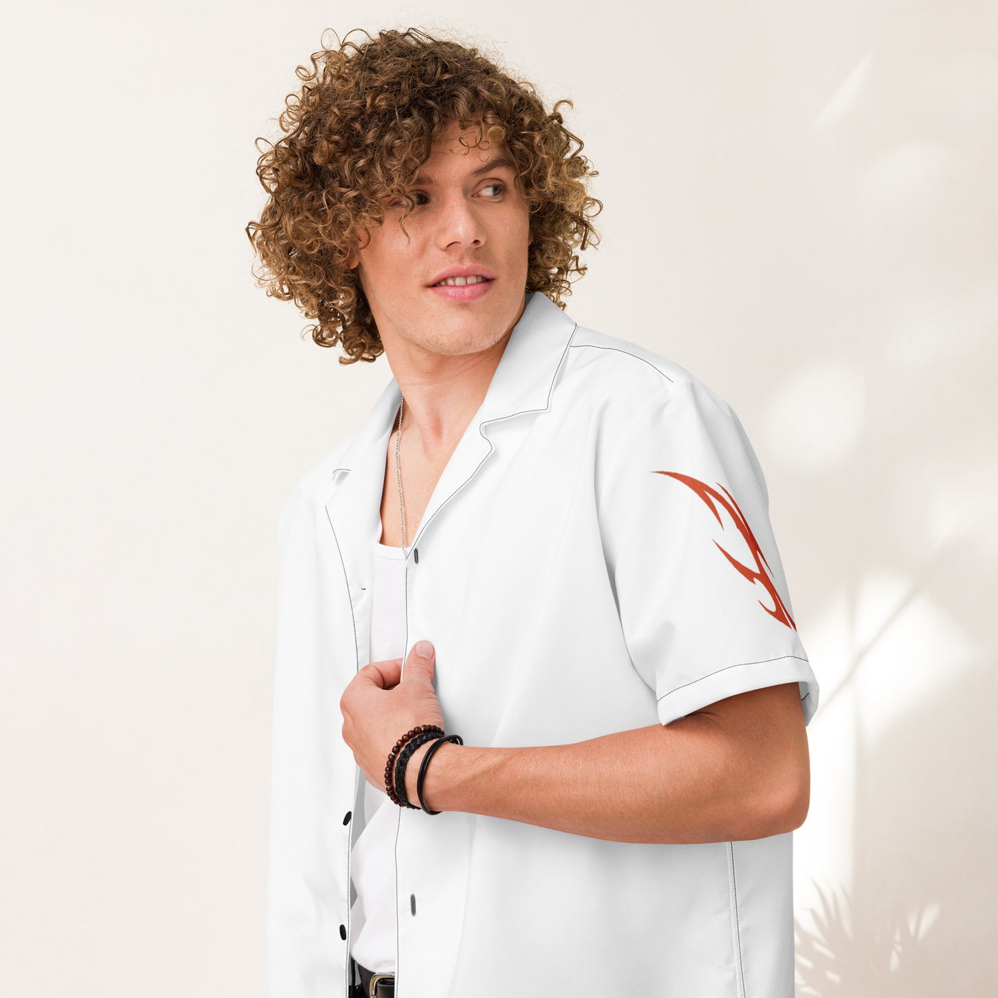 Camisa de botão unissex