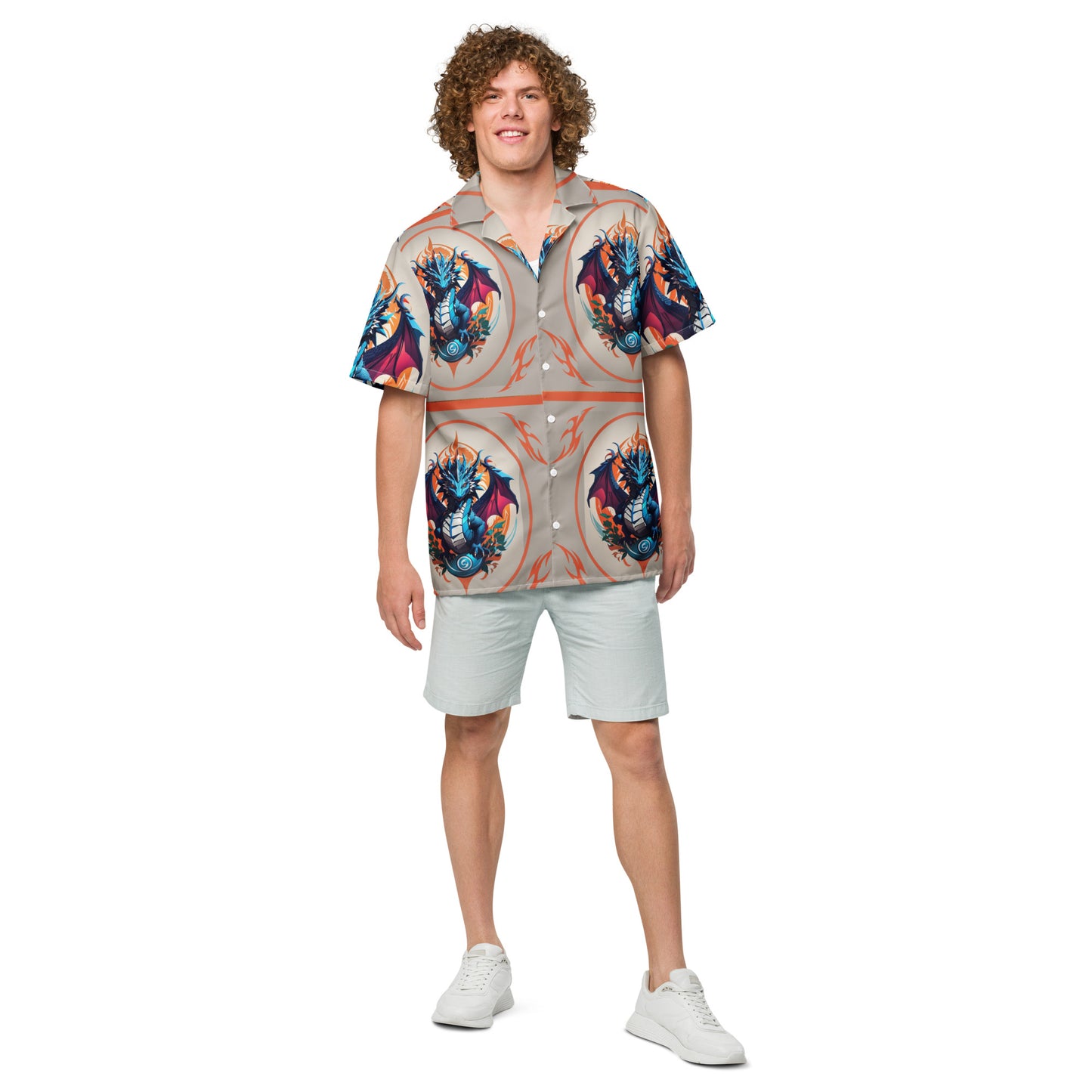 Camisa de botão unissex