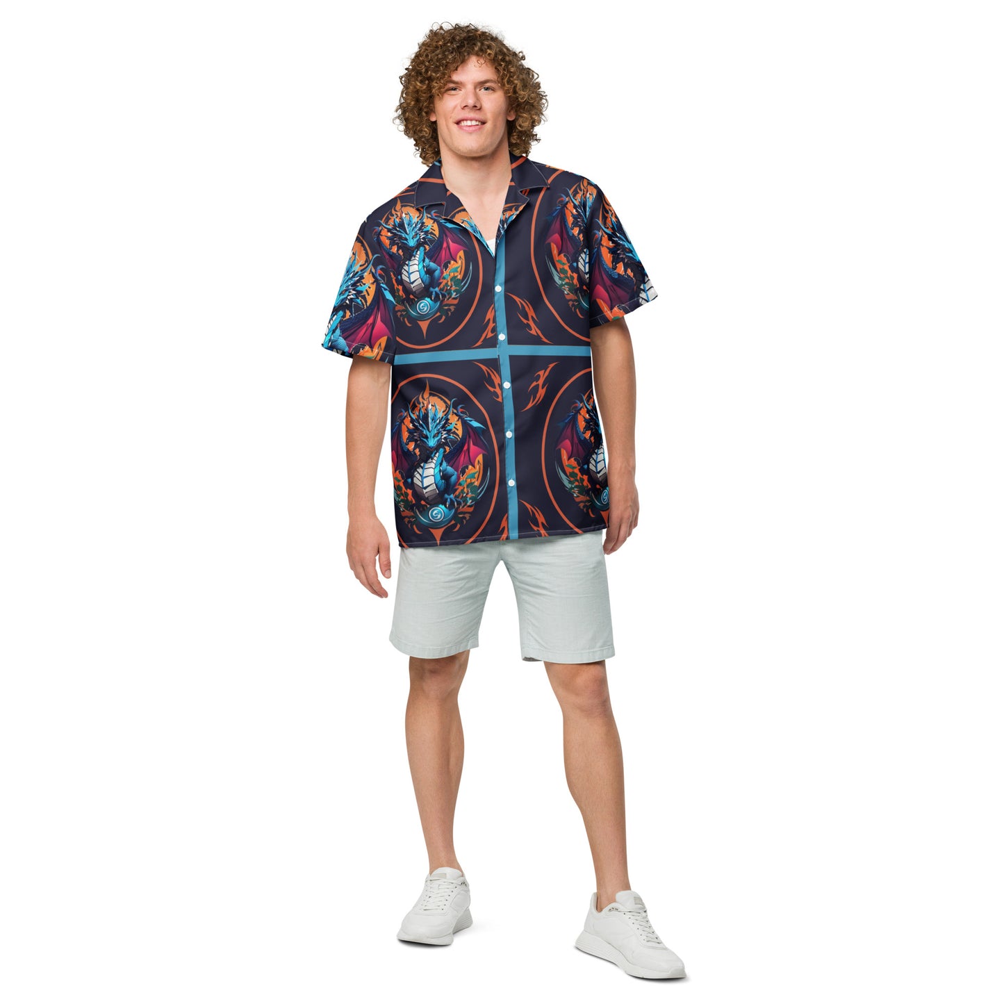 Camisa de botão unissex