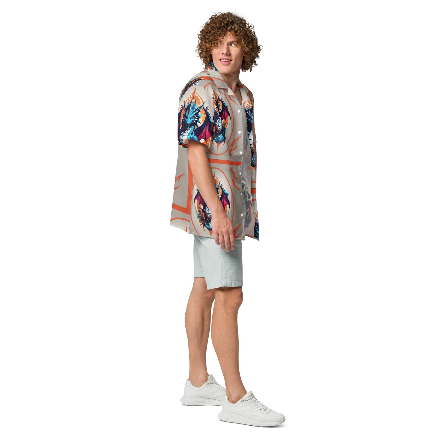 Camisa de botão unissex