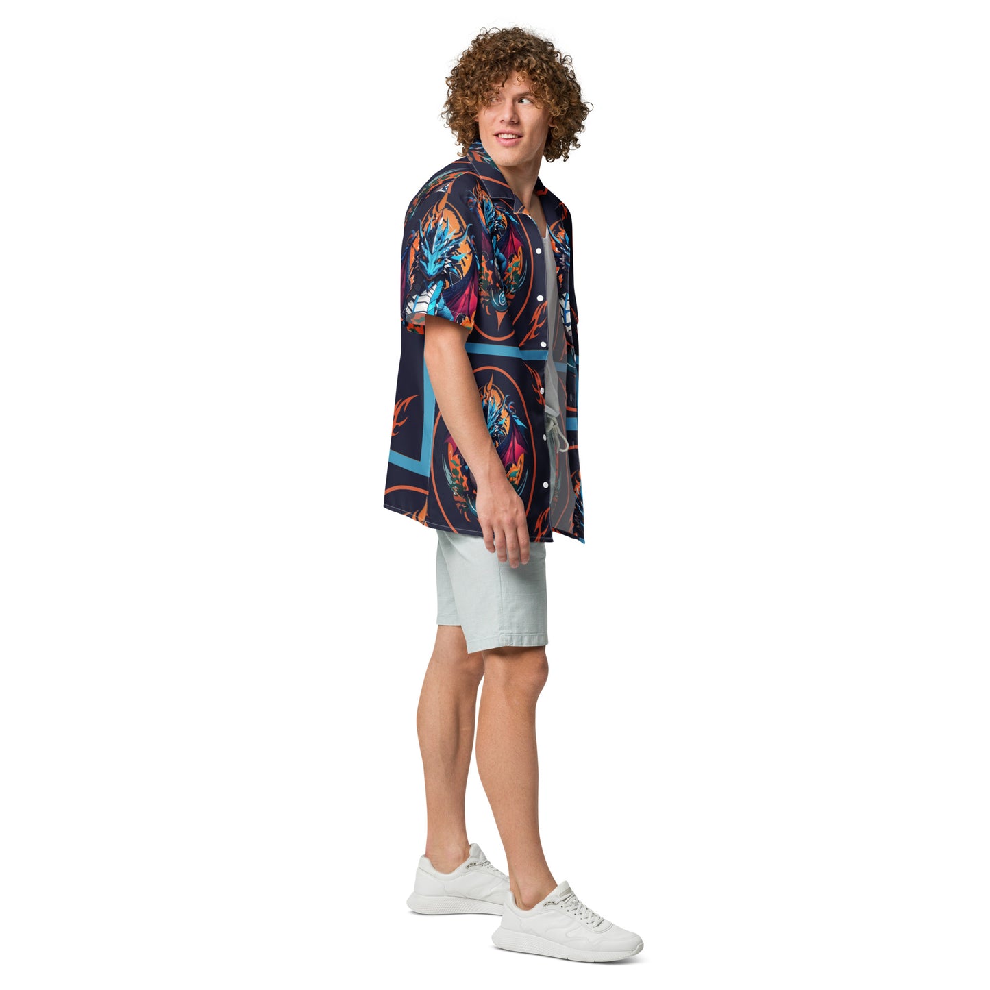 Camisa de botão unissex