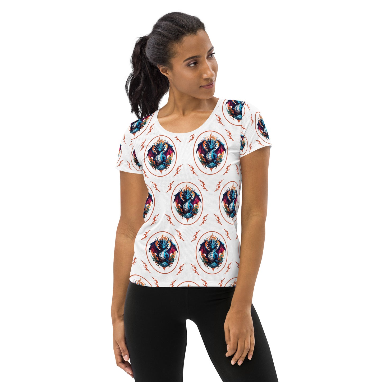 Camiseta Esportiva Feminina para Impressão All-over