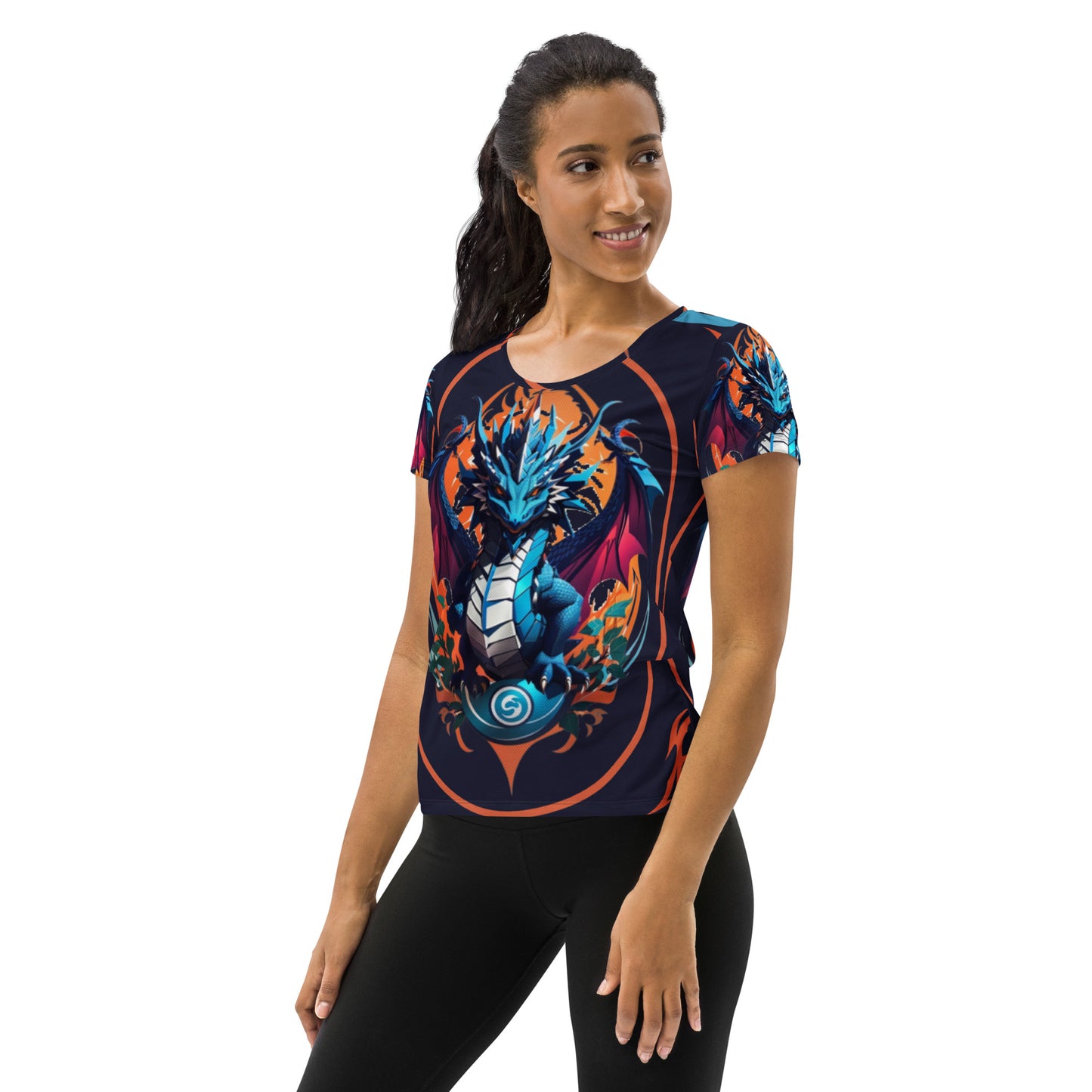 Camiseta Esportiva Feminina para Impressão All-over