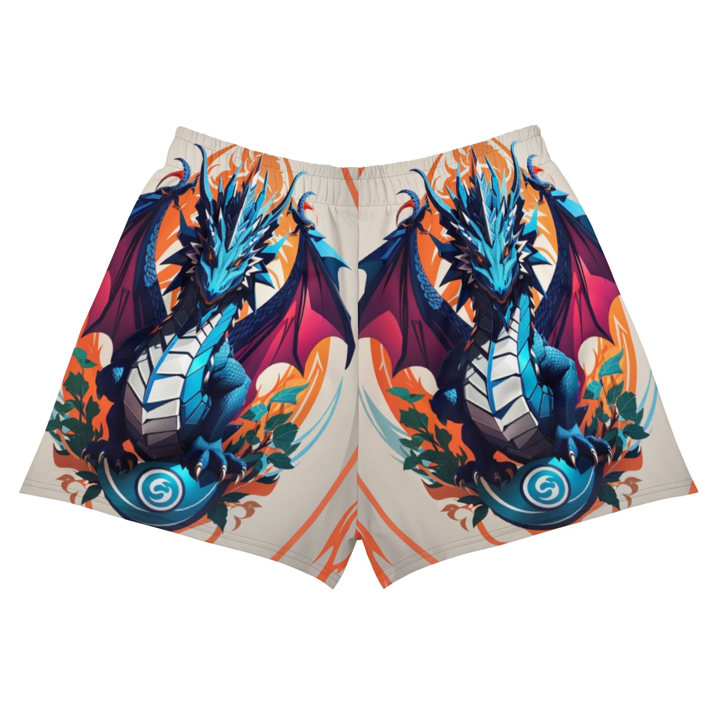 Short esportivo de tecido reciclado feminino