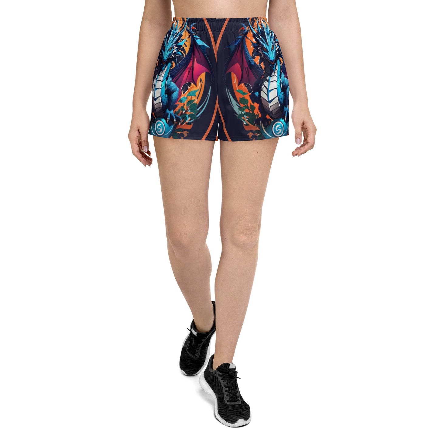 Short esportivo de tecido reciclado feminino