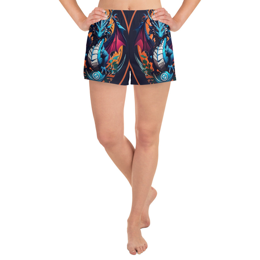 Short esportivo de tecido reciclado feminino